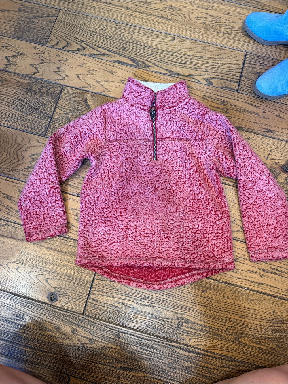 wonder nation Pink Sherpa Half-Zip Pullover